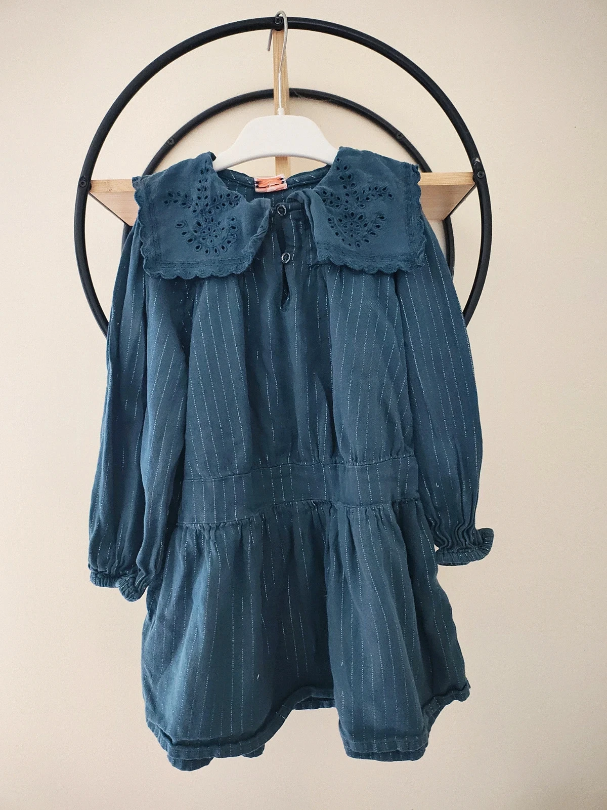 5 ans robe a col tape a l'oeil
